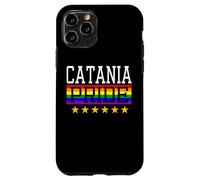 Carcasa para iPhone 11 Pro Catania Pride Italy Gay Lesbianas Queer LGBT Rainbow Flag