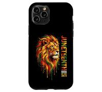 Carcasa para iPhone 11 Pro Celebración de la Emancipación del León de la Libertad de Juneteenth