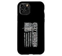 Carcasa para iPhone 11 Pro CH-47 Chinook Helicóptero Bandera Estadounidense Camo Chinook