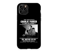 Carcasa para iPhone 11 Pro Charlie Parker Reynolds Hall Filadelfia 1951 Escala de Grises
