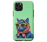Carcasa para iPhone 11 Pro Chartreux Fashion Cats - Portada de Revista, diseño de Gatos