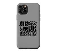 Carcasa para iPhone 11 Pro Chase Your Dreams, White/Black