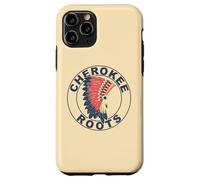 Carcasa para iPhone 11 Pro Cherokee Roots Peoples Tocado Tribu Nativa Americana