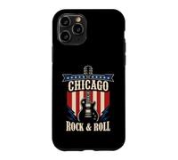 Carcasa para iPhone 11 Pro Chicago Rock and Roll Music City Gráfico