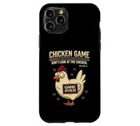 Carcasa para iPhone 11 Pro Chicken Game Don't Look At The Chicken Funny Gamer Pixel Art