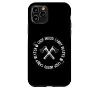Carcasa para iPhone 11 Pro Chop Wood Transportar Agua Meditador Consciente Dulce Meme