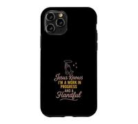 Carcasa para iPhone 11 Pro Christian Petty Oró Fe Humor SASS God Knows Me