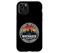 Carcasa para iPhone 11 Pro Christian Waymaker Promise Keeper Isaías 42:16 Diseño Retro