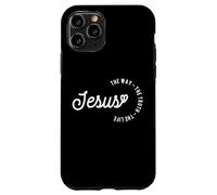 Carcasa para iPhone 11 Pro Christian Worship Women Men Kids Jesus The Way Truth Life