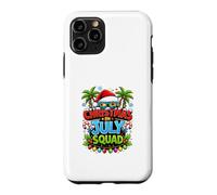 Carcasa para iPhone 11 Pro Christmas July Squad Summer Santa Hat Sunglasses Palm Tree