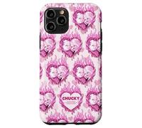 Carcasa para iPhone 11 Pro Chucky and Tiffany Flaming Hearts All-Over Print