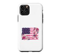 Carcasa para iPhone 11 Pro Cinta de Apoyo de Bandera patriótica Americana diseño Floral
