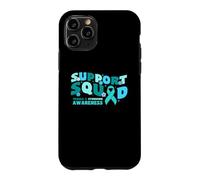 Carcasa para iPhone 11 Pro Cinta Verde Azulado para concientización sobre el síndrome X frágil de Support Squad