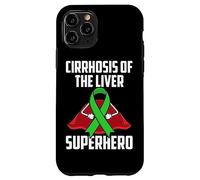 Carcasa para iPhone 11 Pro Cirrosis of The Liver Superhero Teal Ribbon