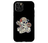 Carcasa para iPhone 11 Pro Cirujano de Caja de Cambios Mecánico automotriz Cirujano de Engranajes de cráneo