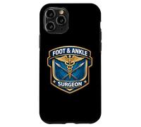 Carcasa para iPhone 11 Pro Cirujano de Pie y Tobillo Caduceo Podología Cirugía Ortopedia