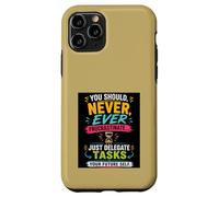 Carcasa para iPhone 11 Pro Cita Divertida de procrastinación, motivación humorística