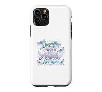 Carcasa para iPhone 11 Pro Cita Espiritual del Recuerdo del ángel de la libélula