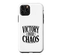 Carcasa para iPhone 11 Pro Cita Motivacional inspiradora de Victoria sobre el Caos