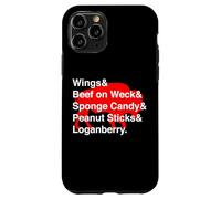 Carcasa para iPhone 11 Pro Classic Buffalo New York Foods Cute Buffalo NY Foodie