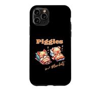 Carcasa para iPhone 11 Pro Cochinitos En Su Manta Cerditos Durmiendo Tocino