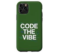 Carcasa para iPhone 11 Pro Code The Vibe Diseño de codificación para desarrolladores Coders