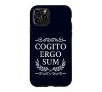 Carcasa para iPhone 11 Pro Cogito Ergo Sum Filosofía Latina Creo Que por lo Tanto Soy