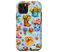 Carcasa para iPhone 11 Pro Collage Floral BootSpring Summer Coquette Estética Preppy
