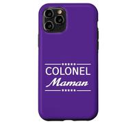 Carcasa para iPhone 11 Pro Colonel Maman Femme Militaire Humour Mère Obéir Discipline