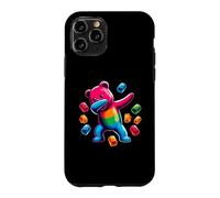 Carcasa para iPhone 11 Pro Colorful Dabbing Gummy Bear Candy Lovers Kids Boys Bear Dab