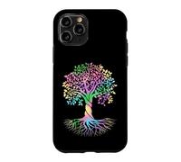 Carcasa para iPhone 11 Pro Colorful Life Is Really Good Vintage Unique Tree Art