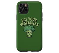 Carcasa para iPhone 11 Pro Come Tus Verduras Vegano Vegetariano Divertido Brócoli Dieta