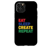 Carcasa para iPhone 11 Pro Comer Dormir Crear Repetir