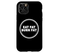 Carcasa para iPhone 11 Pro Comer Grasa Quema Grasa Keto cetogénico carnívoro Dieta Paleo Cita