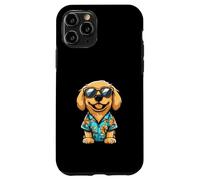 Carcasa para iPhone 11 Pro Cómic Genial de Golden Retriever Dog Summer Vibes