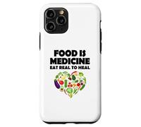 Carcasa para iPhone 11 Pro Comida Medicina Come Real para Sanar Vegano