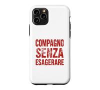 Carcasa para iPhone 11 Pro Compagno Ma Senza Esagerare Ironica PCI Vintage Comunista