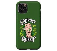 Carcasa para iPhone 11 Pro Compost Queen Herramientas de jardinería Vintage Pop Art Gardener Girl
