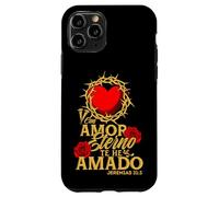 Carcasa para iPhone 11 Pro con Amor Eterno te he Amado, versículo Jeremías 31:3