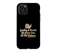 Carcasa para iPhone 11 Pro Conductor Lento liderando Coches enojados Desfile Viajero