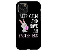 Carcasa para iPhone 11 Pro Conejito de Pascua Keep Calm and Have a Easter Egg