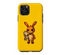 Carcasa para iPhone 11 Pro Conejo Kawaii Unicornio Espeluznante Lindo Conejo de Retazos de Halloween