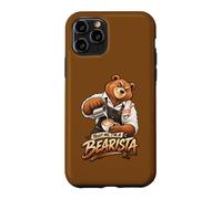 Carcasa para iPhone 11 Pro ¡Confía en mí, Soy un Bearista! Divertido diseño de Oso Barista