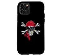 Carcasa para iPhone 11 Pro Contraband - Pirate - Red Bandana - Skull & Bones Logo