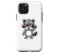 Carcasa para iPhone 11 Pro Cool Charming Raccoon with Sunglasses