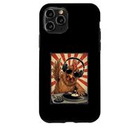 Carcasa para iPhone 11 Pro Cool Retro Chicken DJ Funny Rooster Music Hombres Mujeres