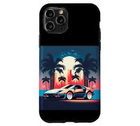 Carcasa para iPhone 11 Pro Cool Vintage Super Car Illustration Novelty Graphic Designs