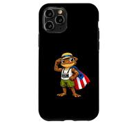 Carcasa para iPhone 11 Pro Coqui Frog Puerto Rico Puerto Rican Flag Taino Boricua