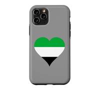 Carcasa para iPhone 11 Pro Corazón con los Colores de la Bandera de Extremadura