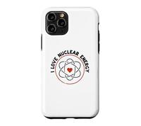 Carcasa para iPhone 11 Pro Corazón de molécula de Signo atómico - Amo a los Maestros de energía Nuclear